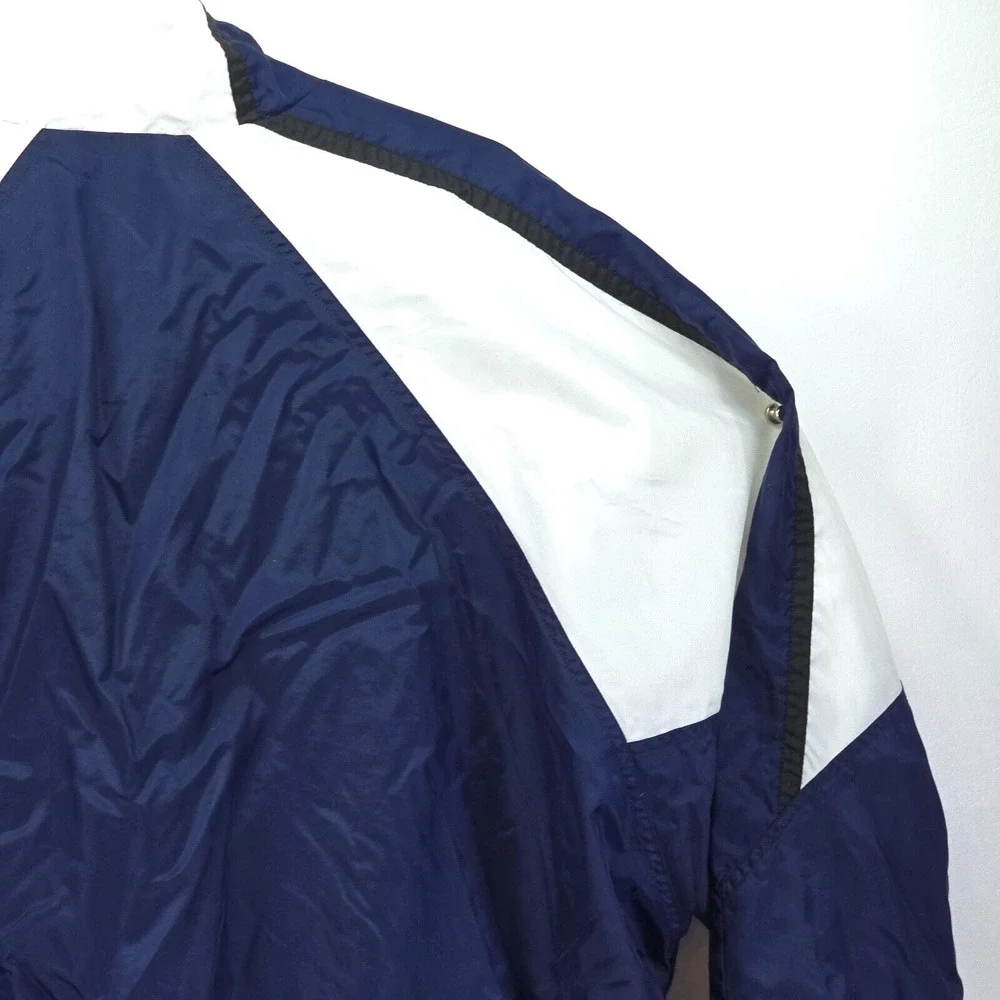 VTG Nike Track Jacket Men's XXL 2XL 90s Blue White Nylon Full‎ Zip Performance - Picture 16 of 16